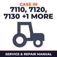 Case IH 7110/7120/7130/7140 Tractors Service & Repair Manual