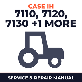 Case IH 7110/7120/7130/7140 Tractors Service & Repair Manual