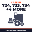 Case IH 724 733 734 743 744 815 915 Combine Operator's Manual