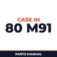 Case IH 80 M91 Hay Tool Parts Manual