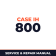 Case IH 800 Planter Service & Repair Manual