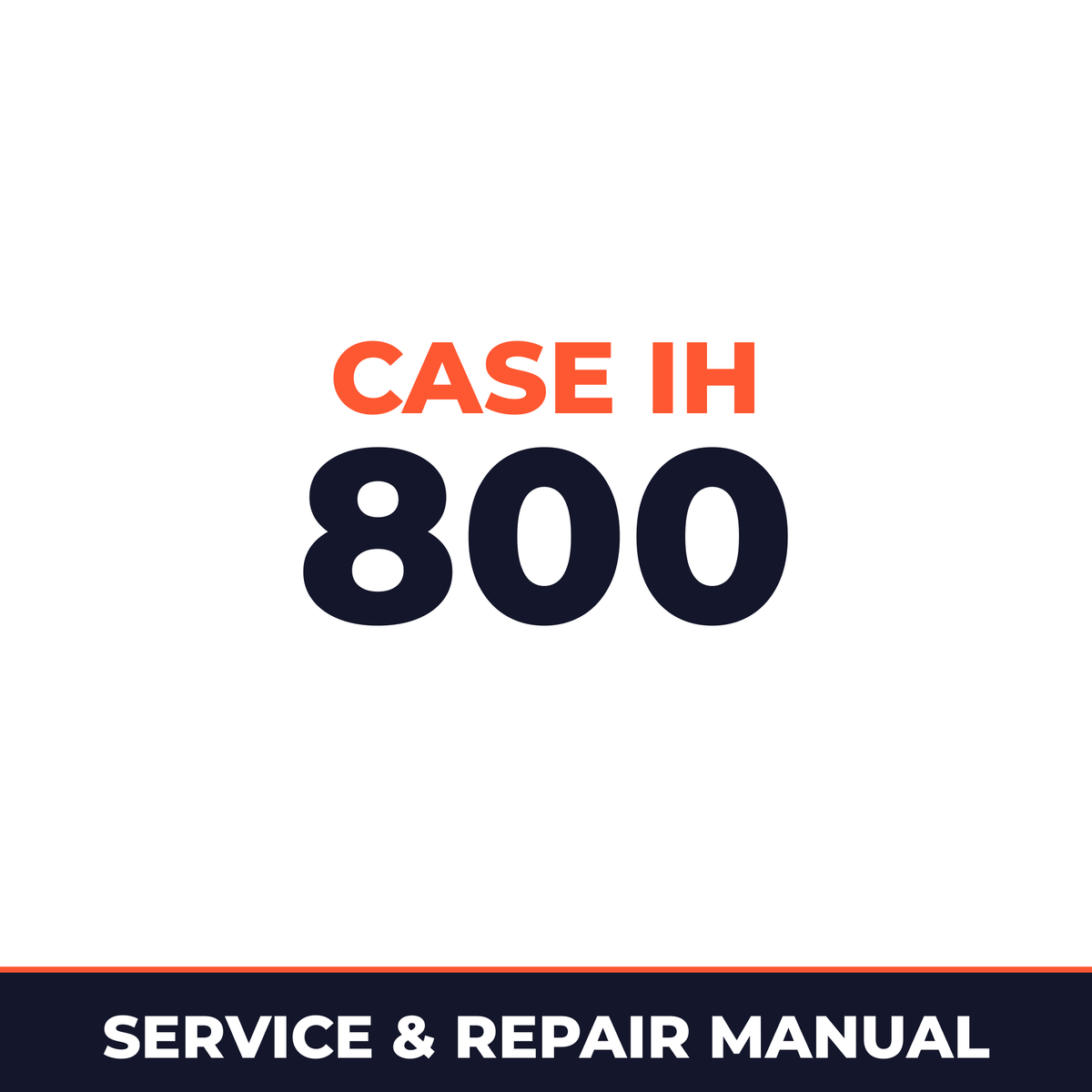 Case IH 800 Planter Service & Repair Manual