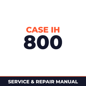 Case IH 800 Planter Service & Repair Manual