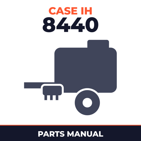 Case IH 8440 Baler Parts Manual