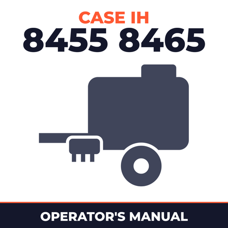 Case IH 8455 8465 Baler Operator's Manual