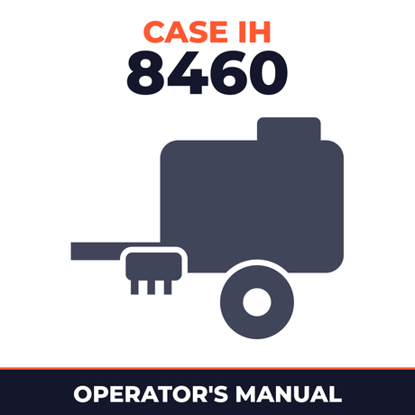 Case IH 8460 Baler Operator's Manual