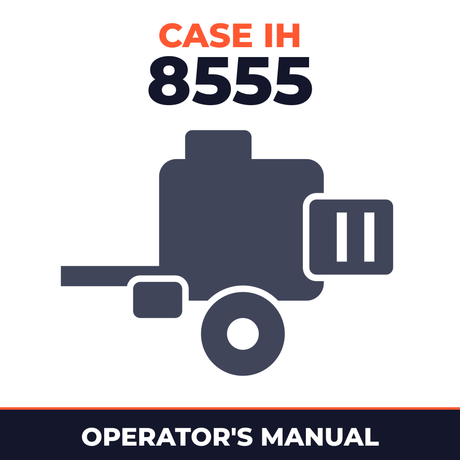 Case IH 8555 Square Baler Operator's Manual