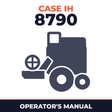 Case IH 8790 Combine Operator's Manual