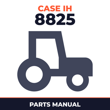 Case IH 8825 Tractor Parts Manual