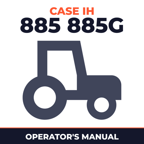 Case IH 885 885G Tractor Operator's Manual