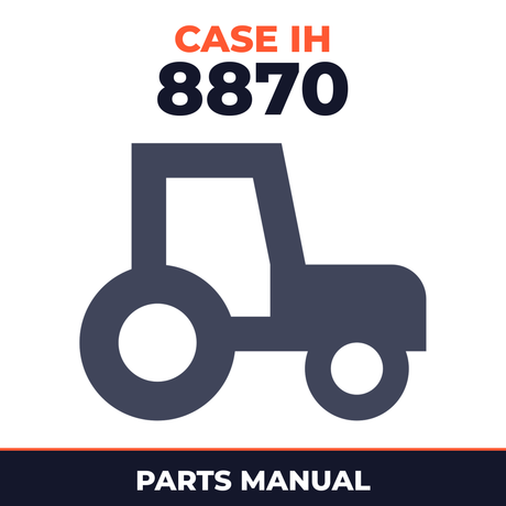 Case IH 8870 Tractor Parts Manual