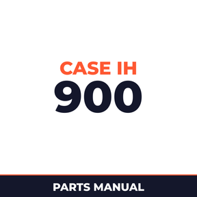 Case IH 900 Planter Parts Manual