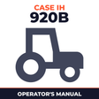 Case IH 920B Tractor Operator's Manual