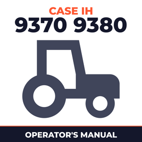 Case IH 9370 9380 Tractor Operator's Manual