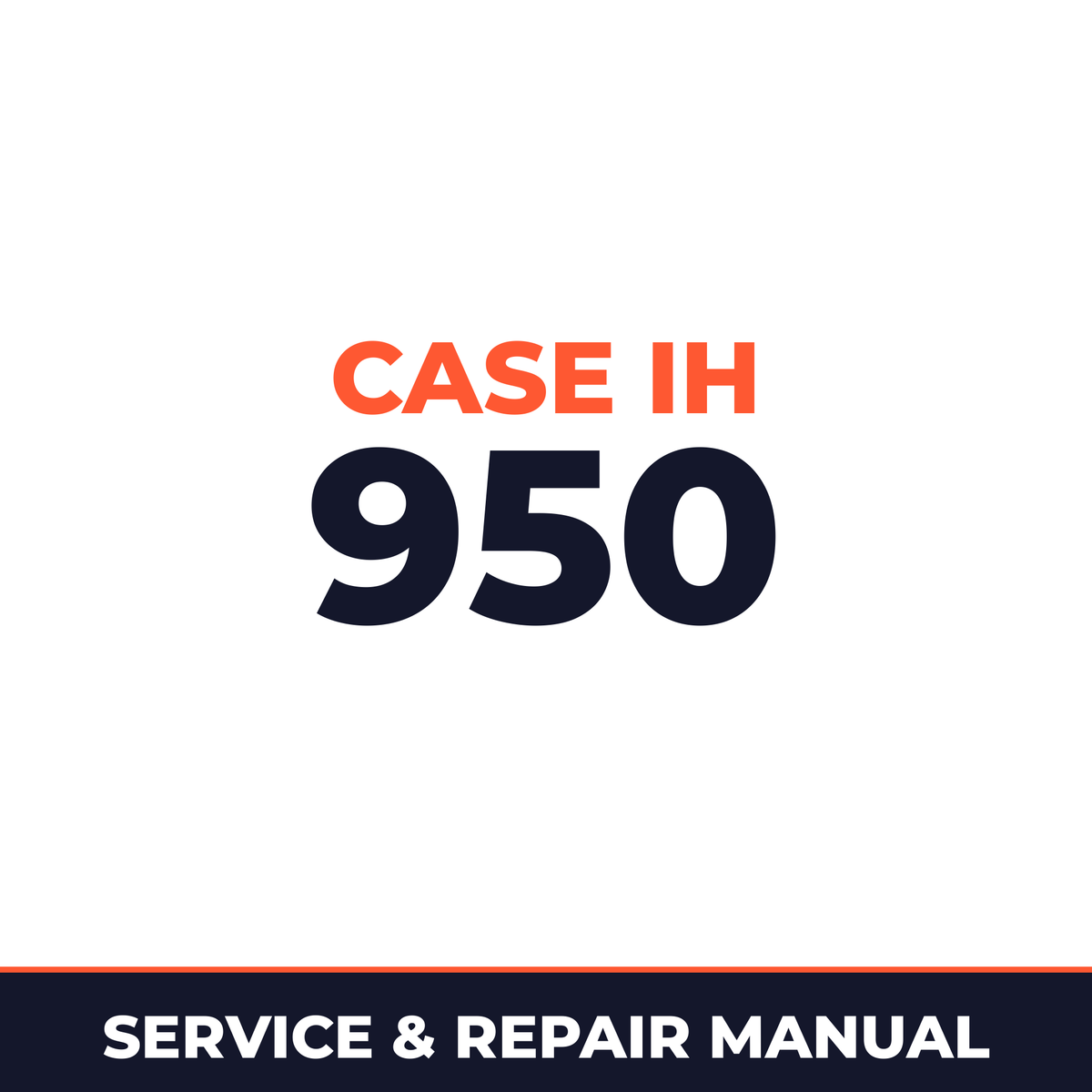 Case IH 950 Planter Service & Repair Manual
