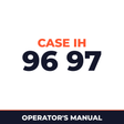 Case IH 96 97 Hay Tool Operator's Manual