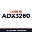 Case IH ADX3260 Planter Operator's Manual