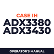Case IH ADX3380 ADX3430 Planter Operator's Manual