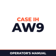Case IH AW9 Hay Tool Operator's Manual
