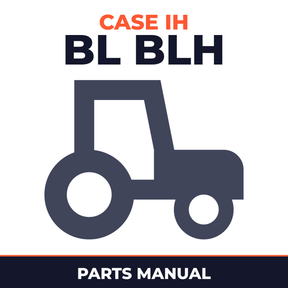 Case IH BL BLH Tractor Parts Manual