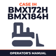 Case IH BMX172H BMX184H Crawler Tractor Operator's Manual