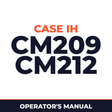 Case IH CM209 CM212 Hay Tool Operator's Manual