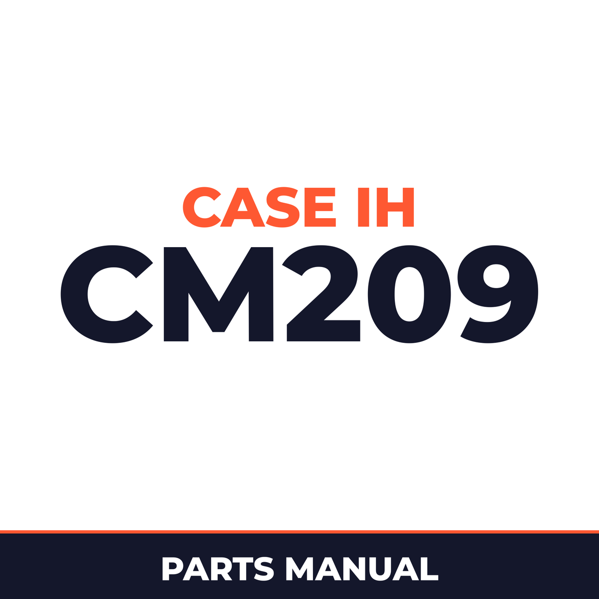Case IH CM209 Hay Tool Parts Manual