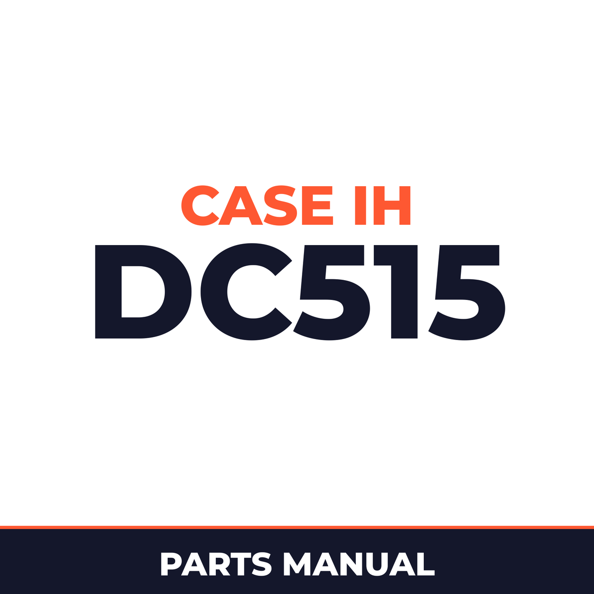Case IH DC515 Hay Tool Parts Manual