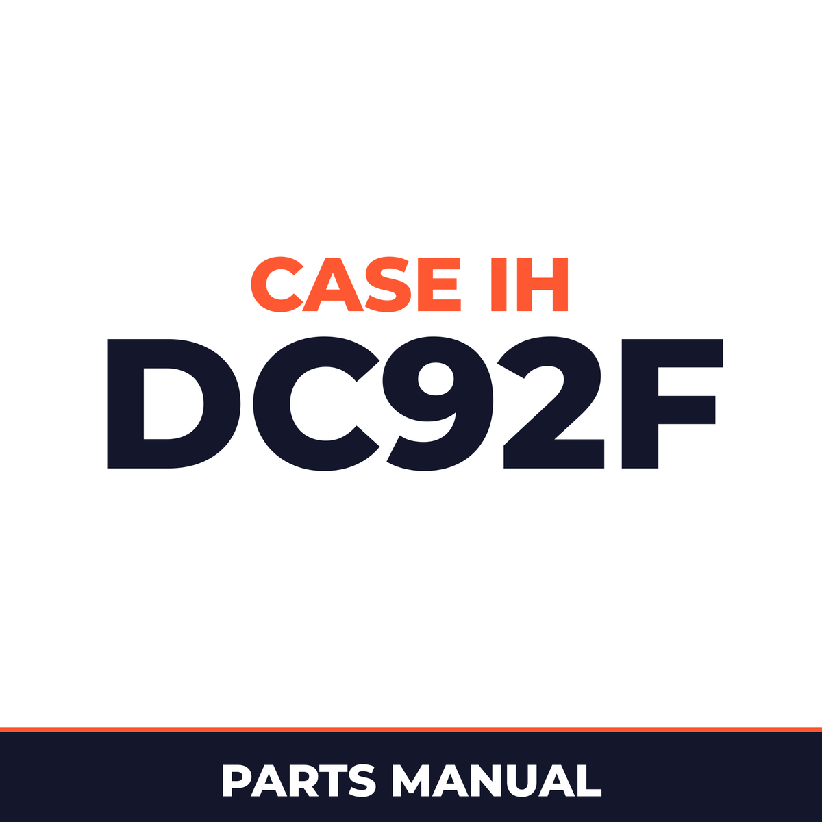 Case IH DC92F Hay Tool Parts Manual