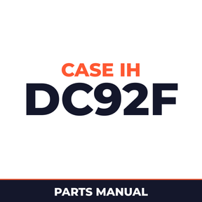 Case IH DC92F Hay Tool Parts Manual