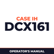 Case IH DCX161 Hay Tool Operator's Manual