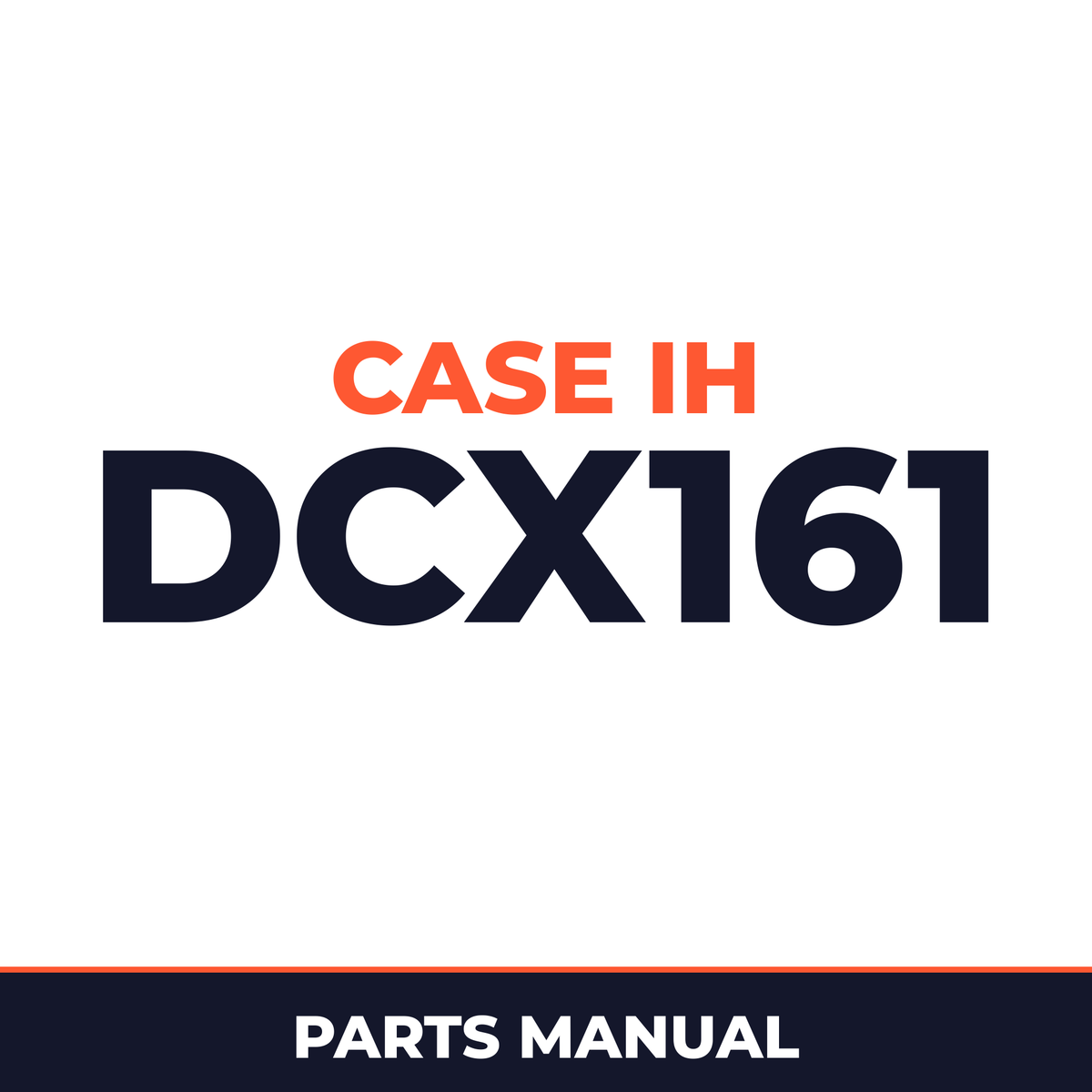 Case IH DCX161 Hay Tool Parts Manual