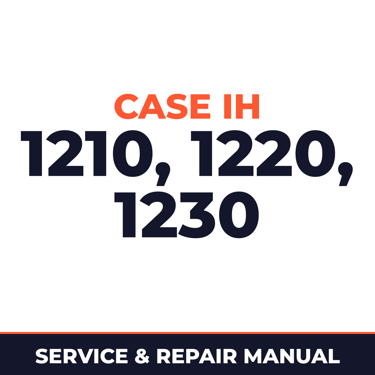 Case IH Early Riser 1210 1220 1230 Planter Service & Repair Manual