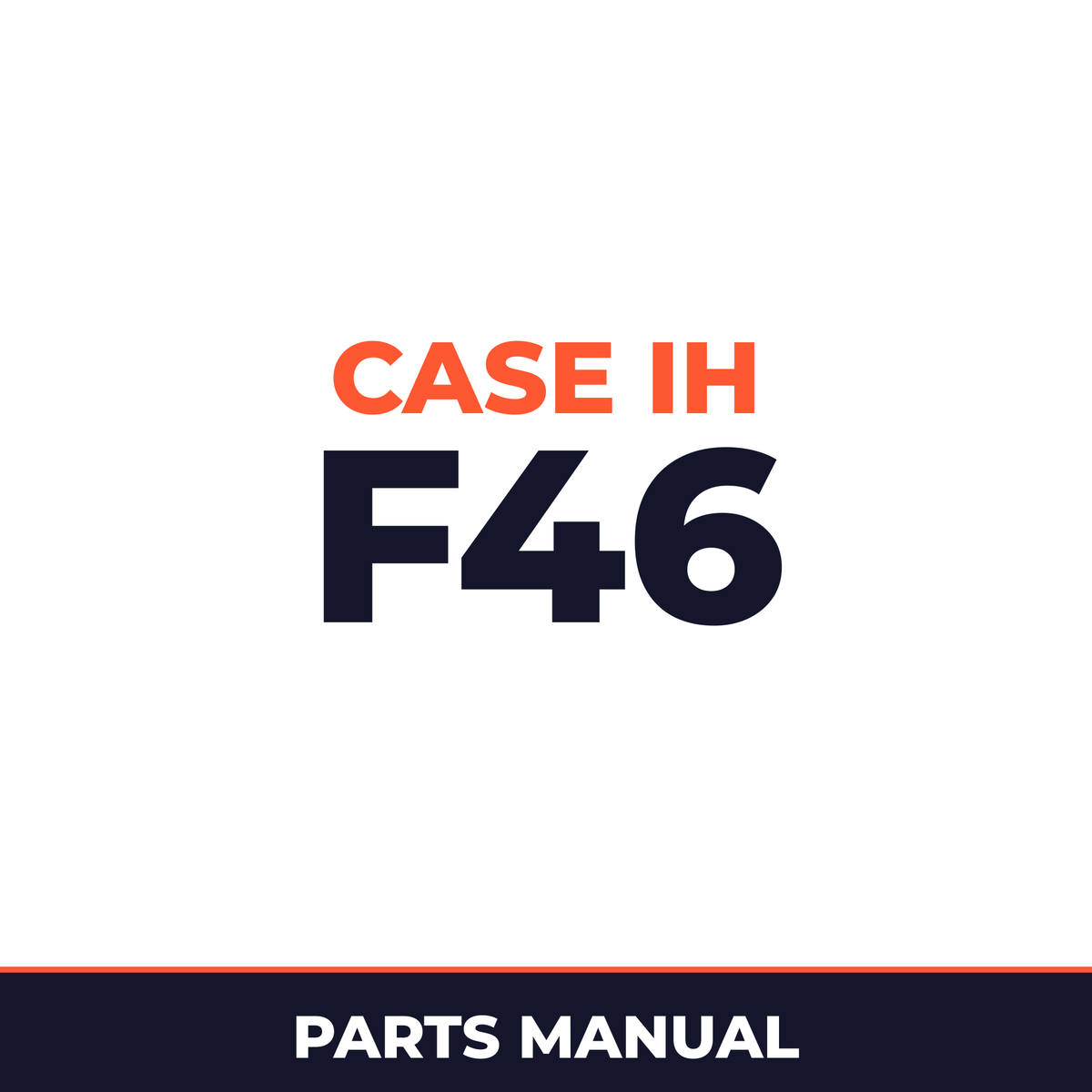 Case IH F46 Hay Tool Parts Manual