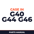 Case IH G40 G44 G46 Hay Tool Parts Manual