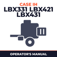 Case IH LBX331 LBX421 LBX431 Baler Operator's Manual