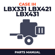 Case IH LBX331 LBX421 LBX431 Baler Parts Manual
