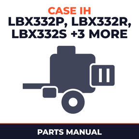 Case IH LBX332P LBX332R LBX332S LBX422 LBX432R LBX432S Baler Parts Manual