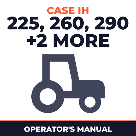 Case IH Magnum 225 260 290 315 340 Tractor Operator's Manual