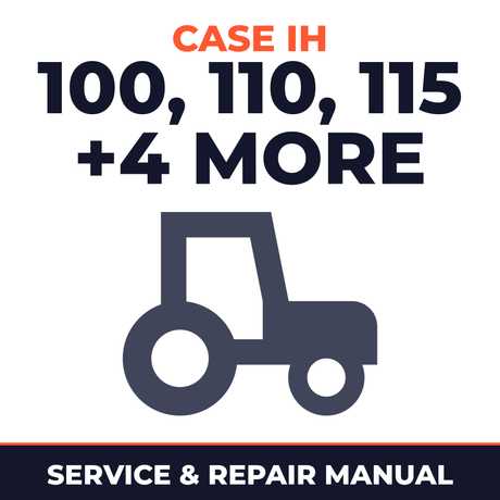 Case IH Maxxum 100 & 110 115 120 125 130 140 Tractor Service & Repair Manual