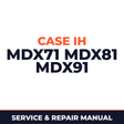 Case IH MDX71 MDX81 MDX91 Hay Tool Service & Repair Manual