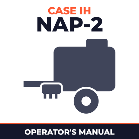 Case IH NAP-2 Baler Operator's Manual