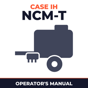 Case IH NCM-T Baler Operator's Manual