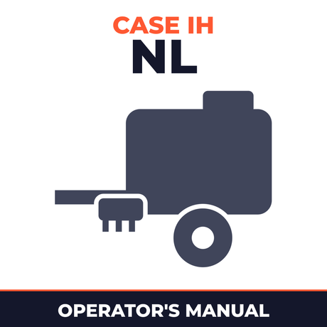 Case IH NL Baler Operator's Manual