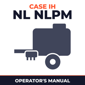 Case IH NL Nlpm Baler Operator's Manual