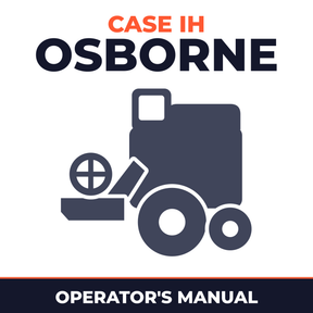 Case IH Osborne Combine Operator's Manual