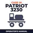 Case IH Patriot 3230 Sprayer Operator's Manual