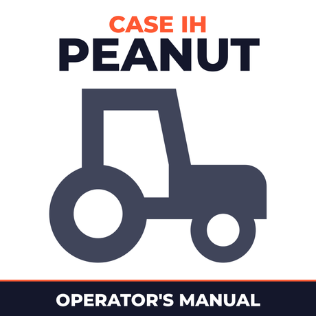 Case IH Peanut Digger Attachment Tractor Operator's Manual
