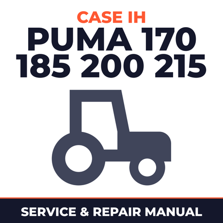 Case IH Puma 170 185 200 215 Tractor Service & Repair Manual