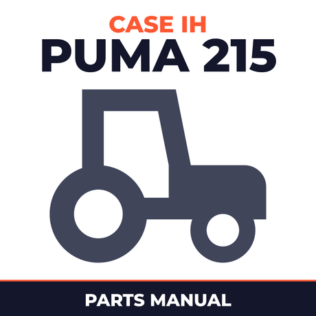 Case IH Puma 215 Tractor Parts Manual